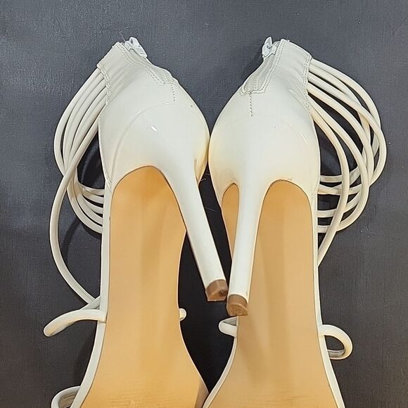 STEVE MADDEN MULTI-STRAP HIGH HEEL ROUND TOE SANDAL - Picture 15 of 15